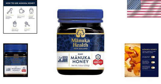 Raw Manuka Honey 250g/8.8oz - UMF Certified with Rich Flavor & Skincare Benefits