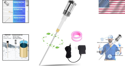 Corrosion-Resistant Electric Anode Rod for Enhanced Water Quality - 9.4 Inches