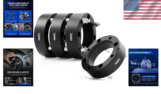 Corrosion-Resistant 2-Inch Wheel Spacers for Polaris RZR & Ranger - 4-Piece Set