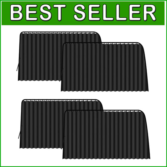 Car Window Shades with Strong Magnetic Attachments - Ideal for Camping & Napping