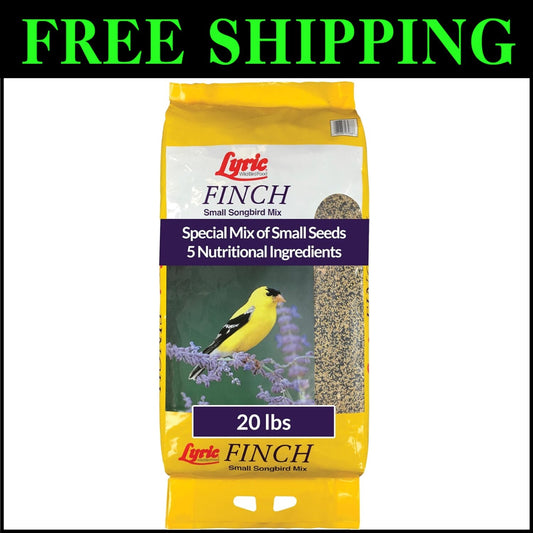 20 lb. Finch Seed Blend for Wild Birds - Premium Nutrition for Spring Feeding