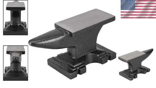 Durable 25 lb Cast Iron Anvil with Polished Surface - Perfect for DIY Metalwork