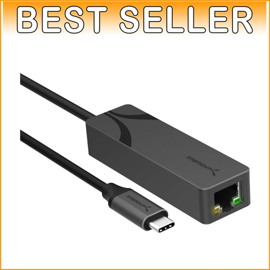 5GbE USB-C Ethernet Adapter with Rugged Aluminum Body for Fast Connectivity