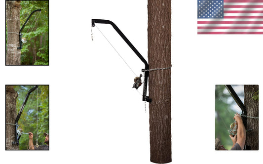 Secure 300 lb Capacity Hanging Hoist for Hunters - Steel Design, Easy Setup