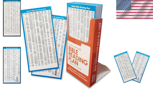 50 Daily Bible Reading Bookmarks: Group-Friendly Christian Devotional Tool