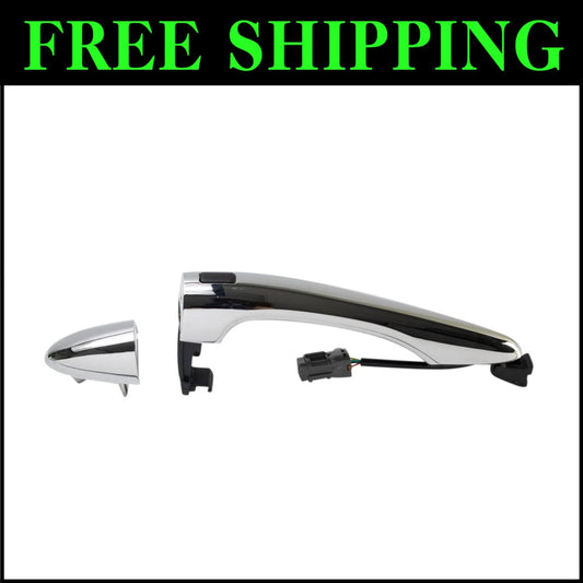 Chrome Exterior Door Handle for 2011-2016 Kia Sportage - Right Side Replacement