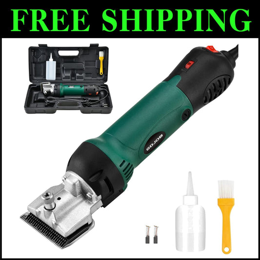 Versatile Livestock Clippers with Variable Speed - Perfect for Professional Care