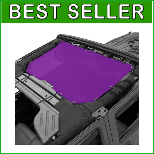 Customizable Jeep Sun Shade Top - Blocks UV Rays & Keeps Interior Cool in Style