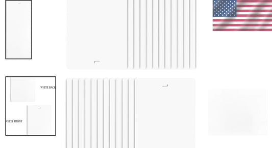 Durable 24-Pack Vinyl Vertical Blind Slats - 82.5" x 3.5" for Large Windows