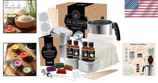 CraftZee Candle Making Kit for Beginners: Create Beautiful Scented Candles