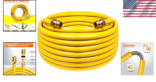 High-Capacity 70ft Stainless Steel Gas Pipe for Safe Natural Gas Applications