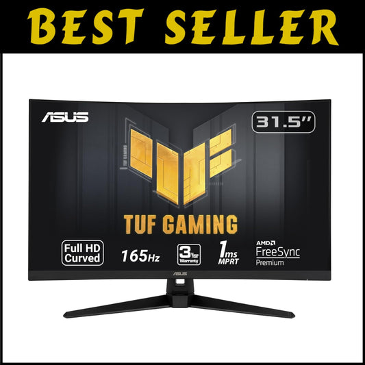 32-Inch Full HD Curved Monitor with 165Hz Refresh Rate for Ultimate Gaming
