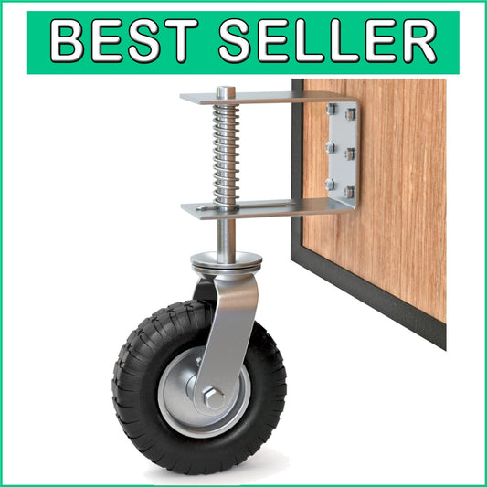 360-Degree Swivel Heavy Duty Gate Wheel for Smooth Operation on Cumbersome Gates