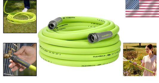 Premium 50 ft. Garden Hose - Drinking Water Safe with Zero Memory - ZillaGreen