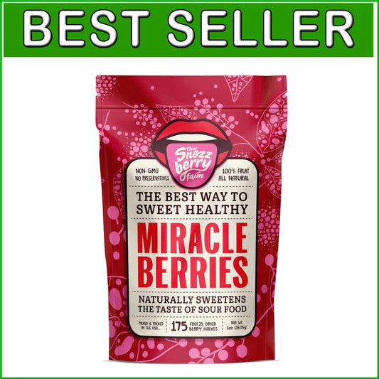 Bulk Miracle Berries - 175 Halves of Ledidi Fruit for Low-Sugar Flavor Magic!