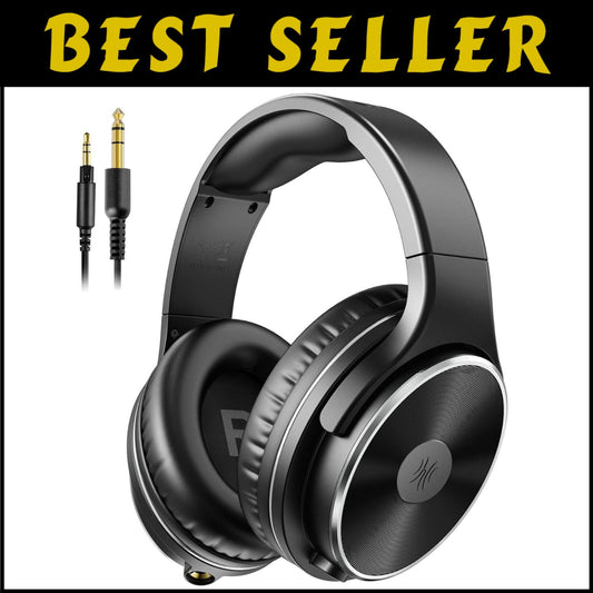 High-Fidelity Wired Headphones with Noise Isolation - Ideal for Music Production