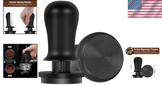 Comfort Grip 51mm Espresso Coffee Tamper - Ideal for Baristas and Home Use