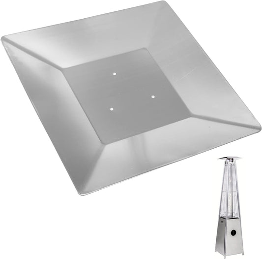 18.5" Square Heat Shield Replacement for Pyramid Gas Patio Heaters - Lightweight