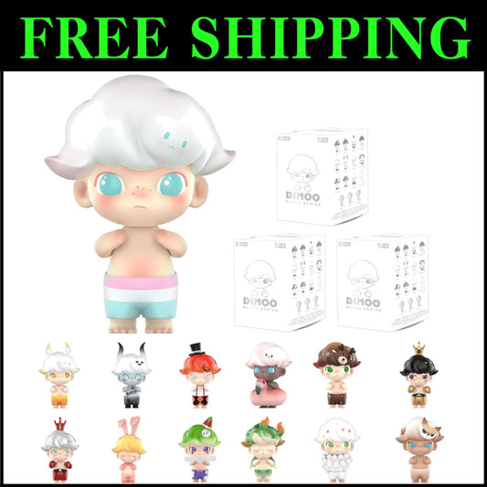 3PC DIMOO Collectible Retro Blind Box Toy Figures – Surprise Designs!