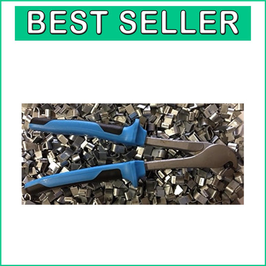 Alloy Steel J-Clip Pliers & 2 lbs of Clips, Ideal for DIY Cage Projects