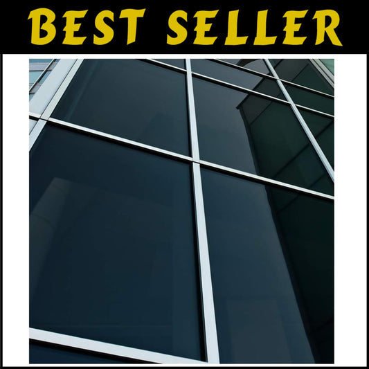 NA05 Sun Control Window Film - 24ft Long Black Film for Ultimate Daytime Privacy