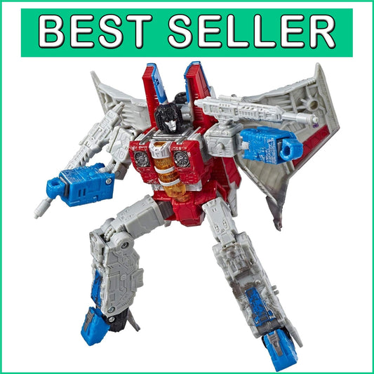 Voyager Starscream Action Figure: Converts to Jet, Includes Weapons & Effects