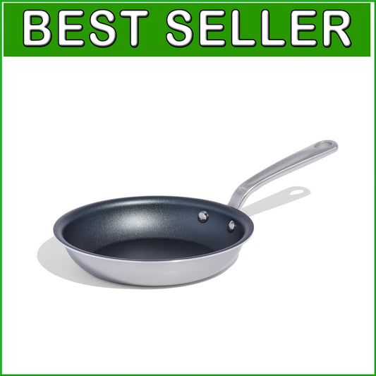 5-Ply Non-Stick Fry Pan - 8-Inch Graphite Finish, Maximum 500°F, Durable Design