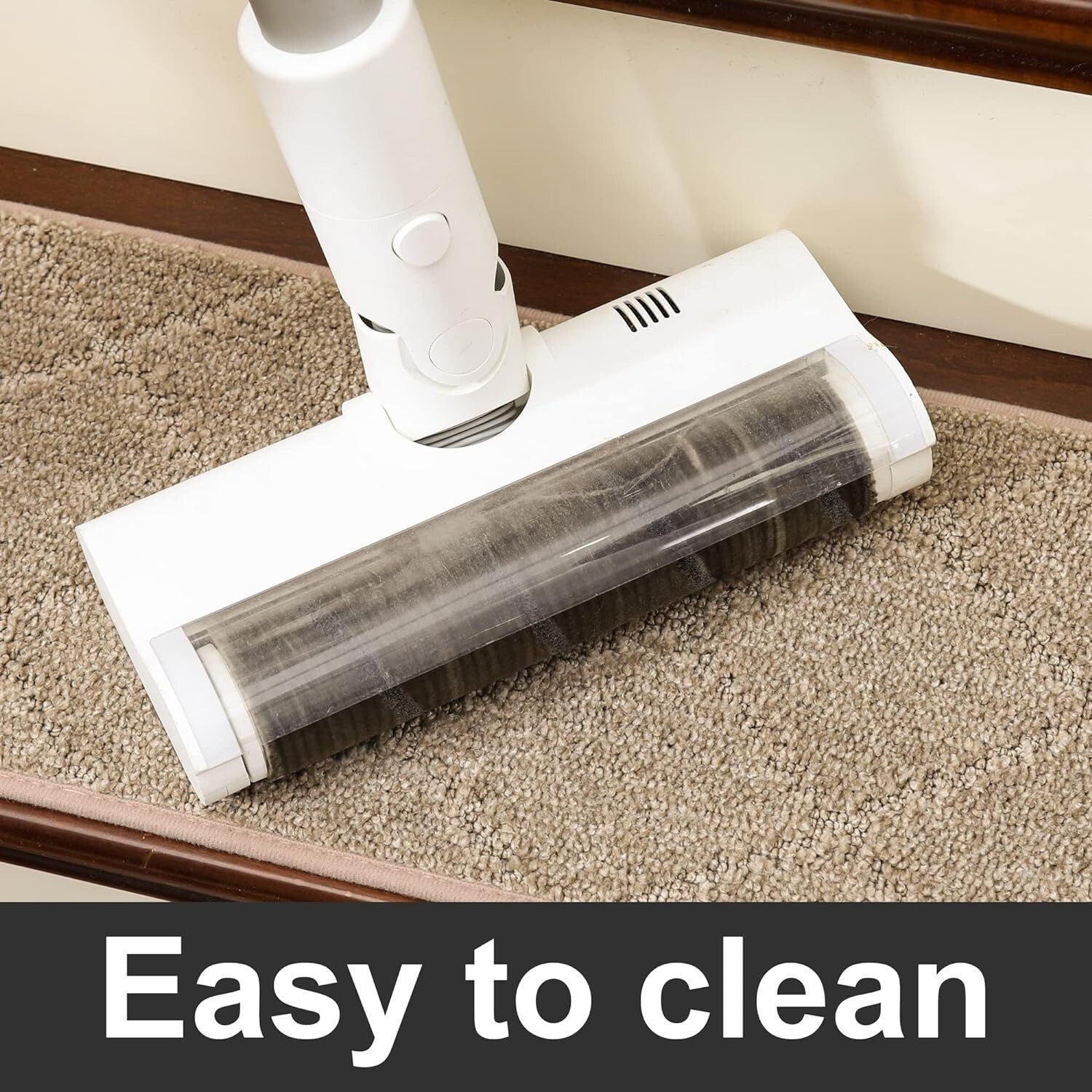 Water-Resistant Low Pile Carpet Runner Mats - 15pc Set for Wooden Steps