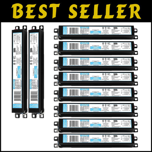 10-Pack Instant Start Electronic Fluorescent Ballast for F32T8 Lamps (120-277V)