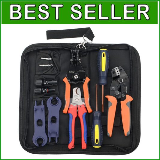 All-in-One Solar PV Tool Kit: Crimper, Stripper & Cutter for Easy Installation