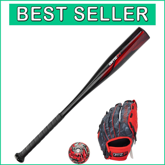 Beginner-Friendly Youth T-Ball Set with 25" Bat, 9" Glove, Foam T-Ball