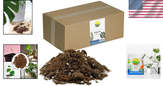 Custom Monstera Potting Soil Mix 30 Quarts - Perfect for Thriving Growth