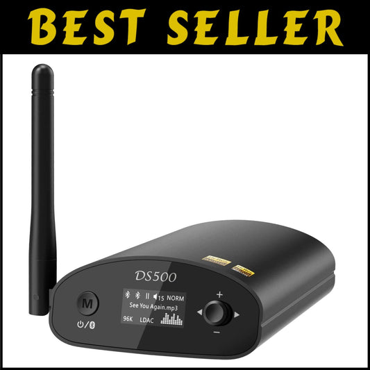 Bluetooth HiFi Receiver with Low Latency & Volume Control for Optimal Sound