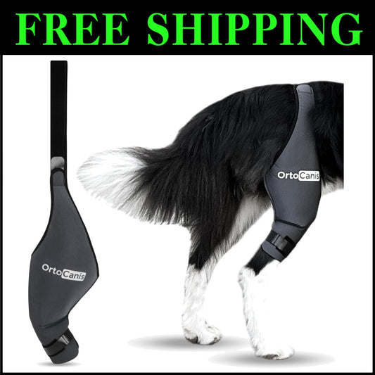 Veterinary-Quality Left Leg Dog Brace for ACL & Patella Support - Mini Size