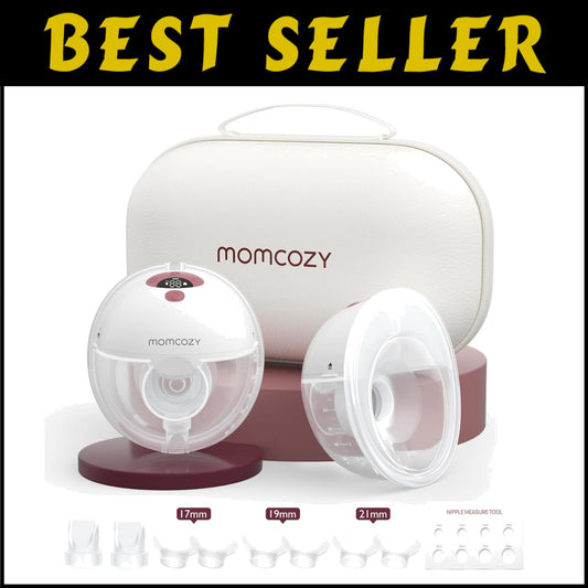 Efficient Lactation with M5 Wearable Breast Pump - 2 Pack, 3 Modes & 9 Levels