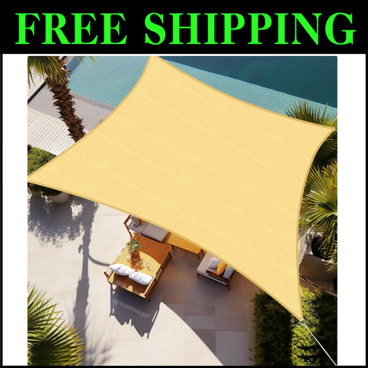 High-Density UV Protection Rectangle Sun Shade Sail - Custom Sizes Available