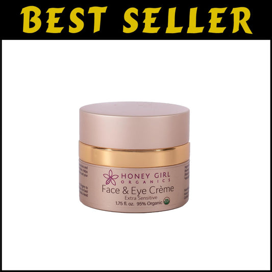 Delicate 1.75 Oz Face & Eye Moisturizer – Organic & Cruelty-Free Formula