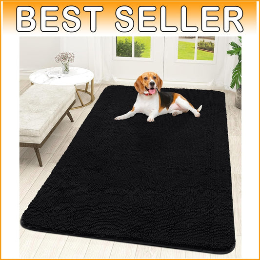 Versatile Absorbent Dog Mat 59x35 - Stylish Indoor Entryway Solution