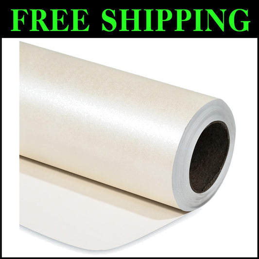 Solid Color Off White Wrapping Paper - Long Roll for DIY & Events - 30" x 100'