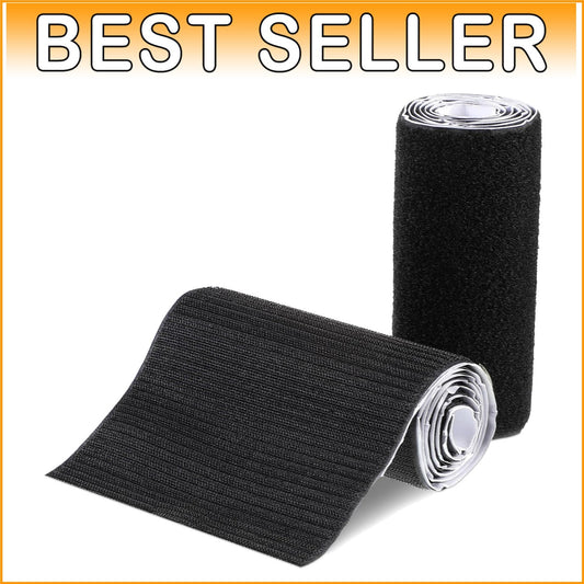 Durable 6 Inch Wide Double-Sided Fastening Tape - 10 Yard Nylon Adhesive Roll