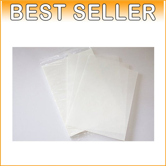 50 Count Plain Edible Wafer Paper Sheets - Vegan & Compatible with Edible Ink