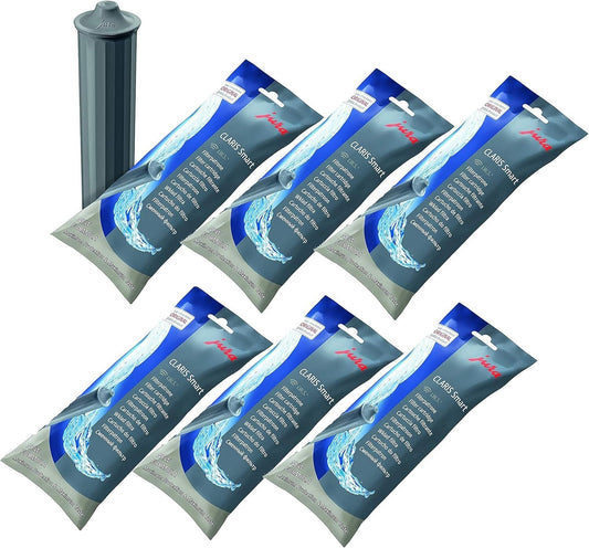 6-Pack Claris Smart Filter Cartridges for Premium Coffee Quality - NSF Certified