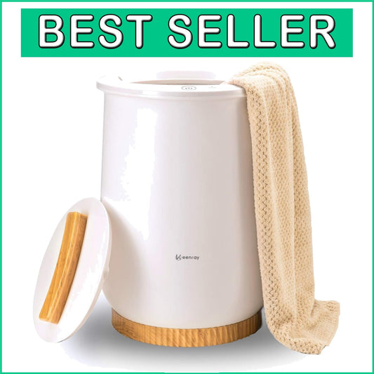 Premium Towel Warmer with Automatic Shut Off - Ideal for Bathrobes and Blankets