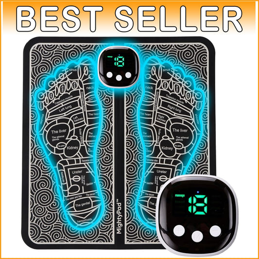 Battery-Powered Foot Massager for Effective Pain Relief and Circulation Boost