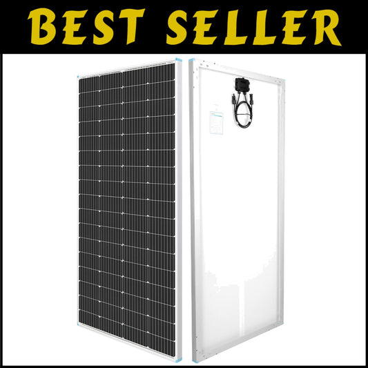 High-Efficiency 200 Watt Monocrystalline Solar Panel for RV & Off-Grid Use