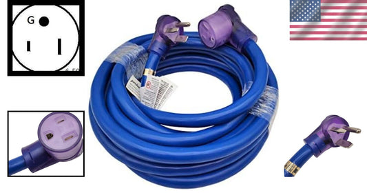Versatile NEMA 6-50 25FT Extension Cord, 40 Amp, Ideal for All Welding Machines