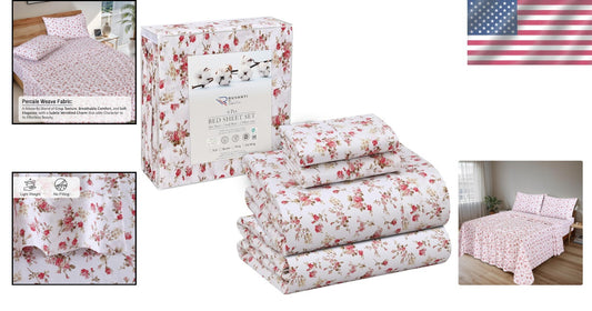 Luxury Hotel Standard California King Sheet Set - Deep Pocket & Breathable