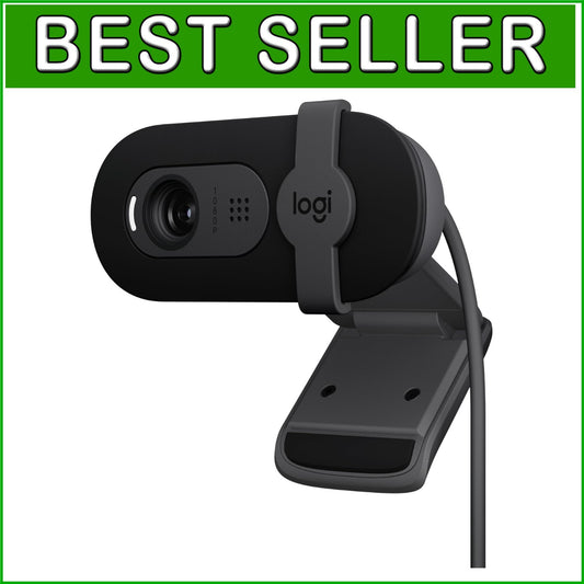 Eco-Friendly Brio 101 Webcam - Full HD 1080p & Integrated Mic for Video Calls
