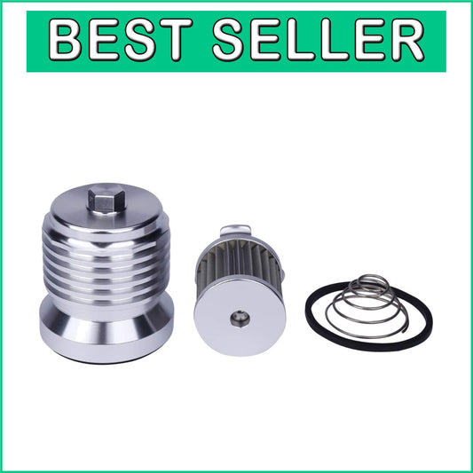 Eco-Friendly Stainless Steel Oil Filter Fits Harley Davidson & More - 35 Microns