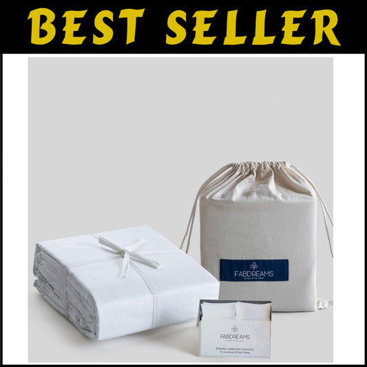 Breathable 100% Organic Cotton King Sheet Set with Deep Pocket - GOTS Certified